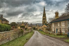 Picture postcard village of Edensor, on the doorstep of Chatsworth House (photo: Michael Hardy)