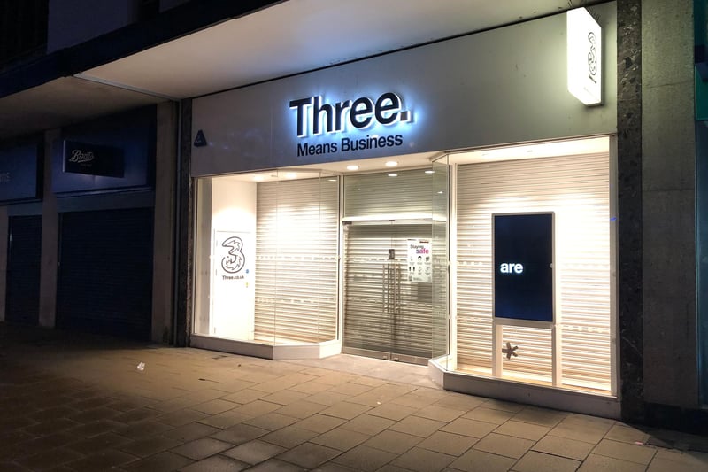 The Three branch in Commerical Road, photographed at 10.20pm on March 25. Picture: Richard Lemmer.