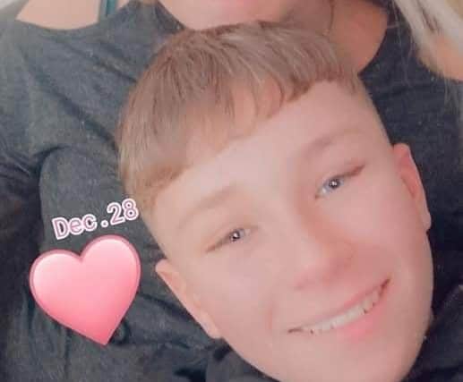 The mum of Chesterfield teenager Logan Folger, who died helping a friend, has kindly released this new picture with her beloved son.