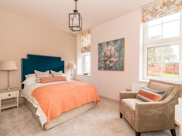 Inside a two bedroom penthouse style apartment in Royal Haslar, Gosport, in 2021. It is on sale for £510,000. Picture: Fox and Sons