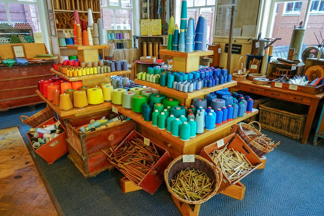 Visitors can buy products made on site to take home.
