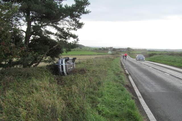 Zoe felt compelled to contact the Derbyshire Times after encountering three car wrecks in the Peak District in one bike ride. (Photo: Contributed)