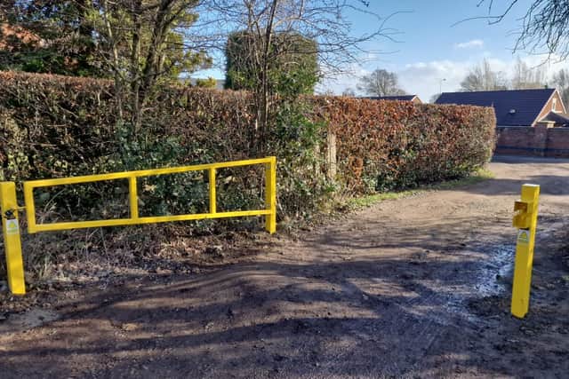 The barrier has been installed at the entrance to the car park at Deer Park, Wingerworth, following numerous reports of antisocial behaviour.