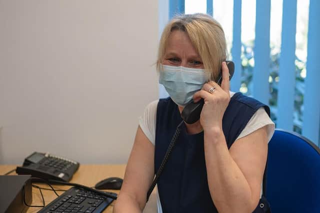 Andrea Farmery has the role of Ward Receptionist, welcoming families to the inpatient unit and answering queries over the phone.
