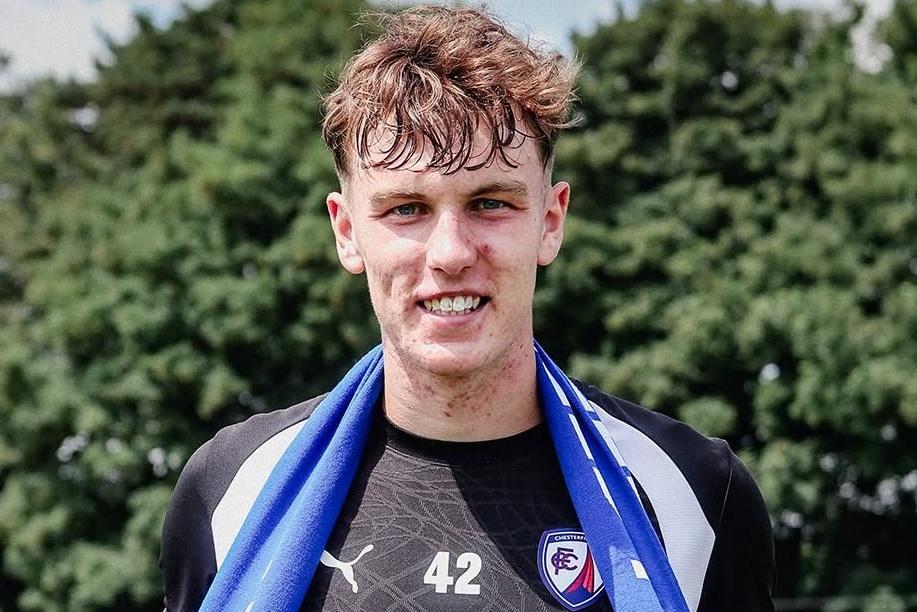 First pro deal for Chesterfield defensive prospect Alex Whitney