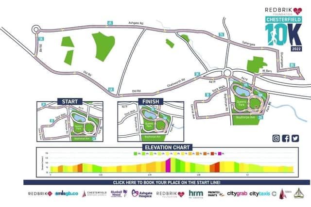 Chesterfield 10K Route