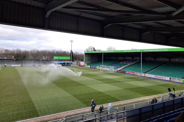 Eastleigh v Chesterfield - live updates.