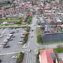 aerial view of the newly resurfaced Ashbourne Street car park