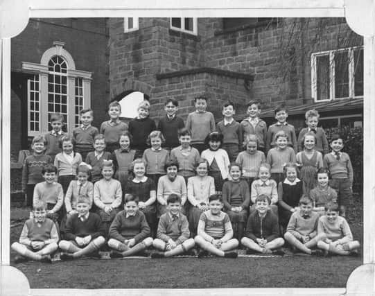 David Botham, pictured bottom row on the far right, with pupils at Highfield Hall School.