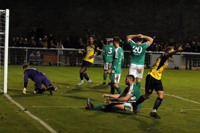 Belper hit back against Soham on Saturday. Pic by Mike Smith.