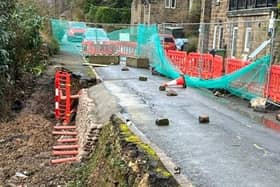 The landslip has worsened since works were last carried out in late 2023.