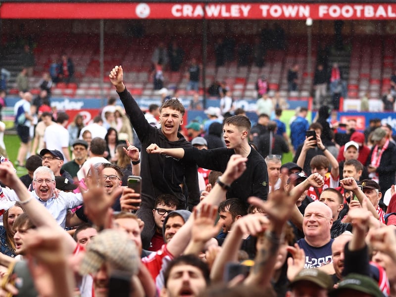 Crawley Town 17/2: Stayed up on the final day last season. Listed among the possible strugglers again