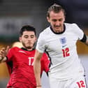 Armando Dobra in action for Albania under-21s against England. (Photo by Laurence Griffiths/Getty Images)