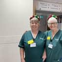 Lynne North and June Spreckley will be volunteering on the in-patient unit at Ashgate Hospice on Christmas morning.