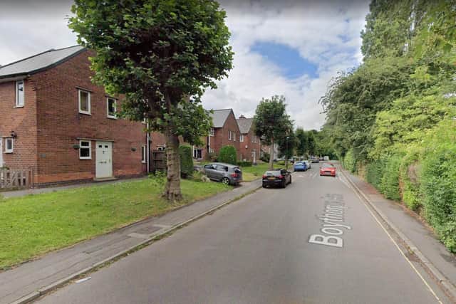 Two three-bedroom houses with a parking site had been proposed for Boythorpe Avenue.