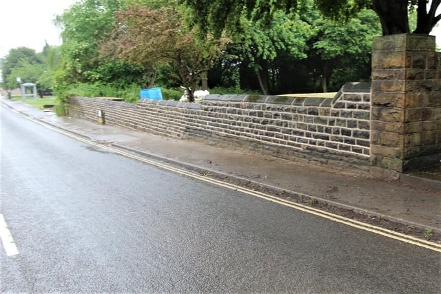 Here is the wall after work was completed. A spokesperson for St Bartholomew's, Rodney Leighton says: "The Church is very impressed with the workmanship."