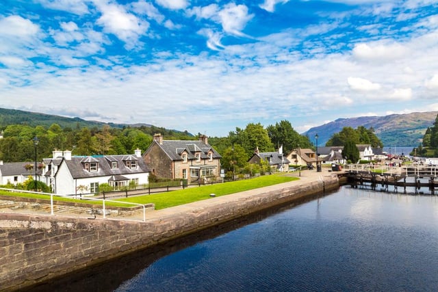 In second place was Fort Augustus, which sits on the southern tip of Loch Ness. It boasts stunning views and is an ideal holiday spot for avid cyclists and walkers.