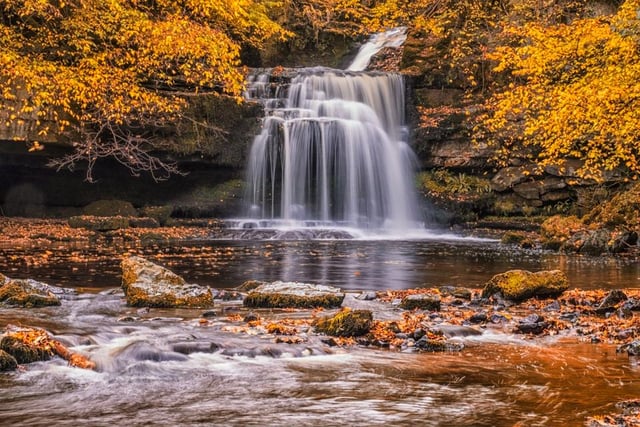 If you want to take on a longer, more challenging walk, this 7.5 mile route near Hawes is ideal and follows a circular loop which takes in waterfalls, hills, fields and woodland along the way.