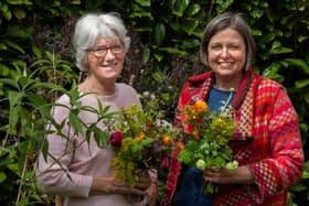 Gill Hodgson (left) and Carole Patilla (right), are co-founders of The Farewell Flowers Directory