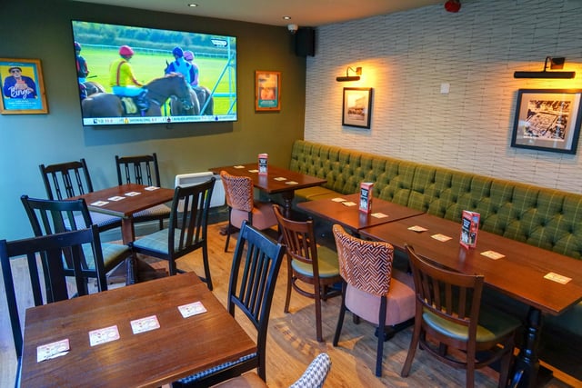 There is a big-screen TV where customers can take in the latest sporting action in the pub's snug area.