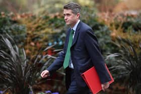 Education Secretary Gavin Williamson apologised to students and parents affected by "significant inconsistencies" with the grading process intoduced after exams were cancelled due to Covid-19. (Photo by JUSTIN TALLIS/AFP via Getty Images)