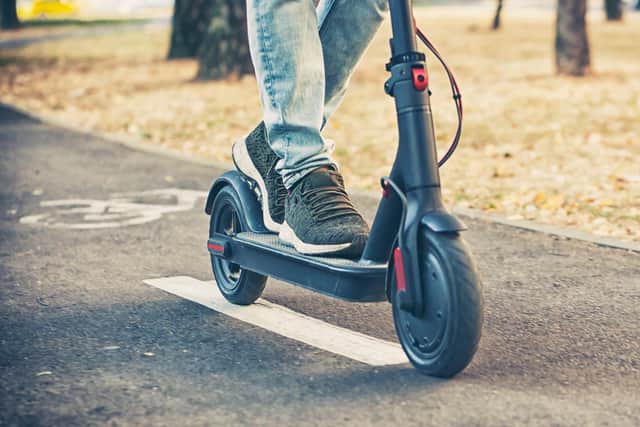 Police have warned Chesterfield parents of the dangers surrounding e-scooters – after reports of people collecting their children from school and balancing them between the handlebars.