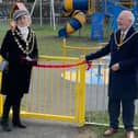 A new playground at Badger Recreation Park in Chesterfield has opened.
