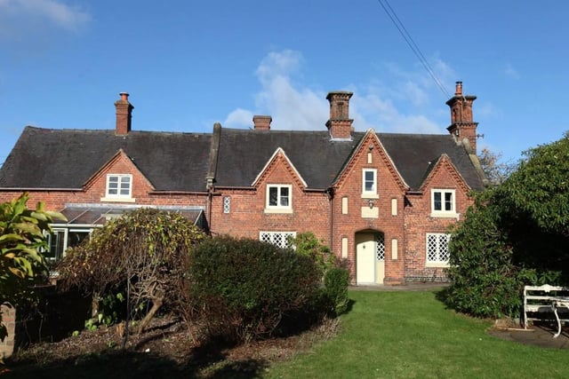 Another Grade II listed building, this one is a massive farmhouse with over ten acres of grazing land. It houses five bedrooms and has a value of £1,750,000.