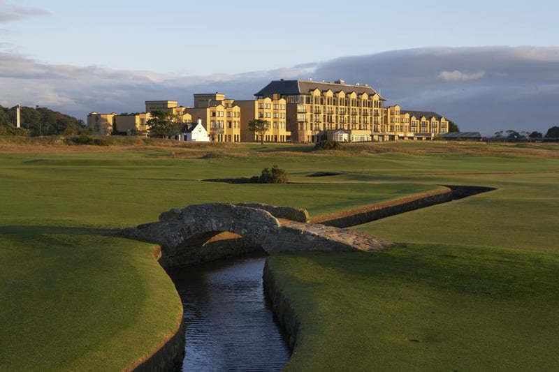 One of the best hotels in Scotland, the Old Course Hotel offers 5-star luxury with views over arguably the most famous golf course in the world.