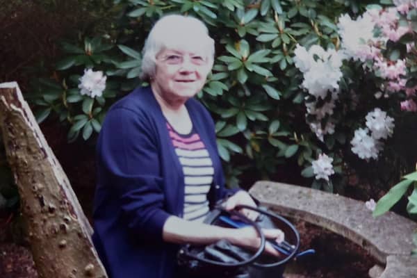 84-year-old Ann Hobbs of Calow will be walking the 5k route of Chesterfield's Race For Life to raise money for Cancer Research UK.