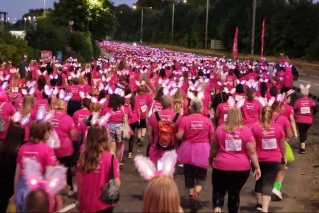 Chris Daniels posted: "It was a brilliant night, when we turned past Casa at the start all I could see was what looked like a mile of pink T-shirts and flashing bunny ears. Very humbling."