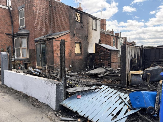 The incident broke out at a property on Albion Road, Chesterfield.