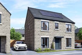 CGI of how a four-bedroom detached Rosemary home will look on Honey's Matlock development. (Image: Contributed)