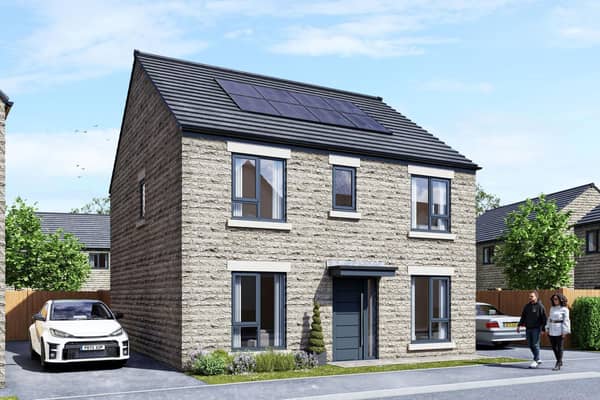 CGI of how a four-bedroom detached Rosemary home will look on Honey's Matlock development. (Image: Contributed)