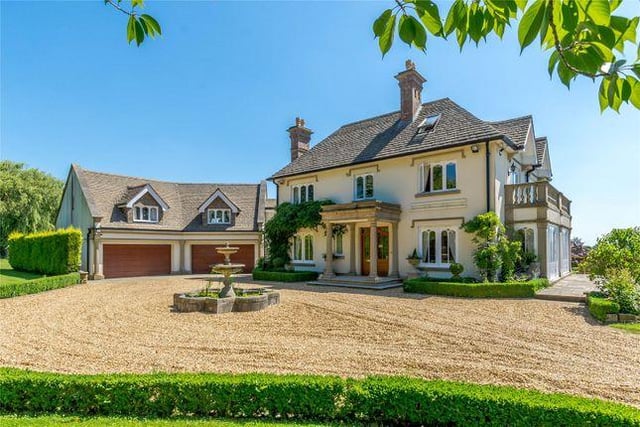 Viewed 1745 times in last 30 days, this six bedroom country home has a swimming pool. Marketed by Savills, 0115 691 9330.