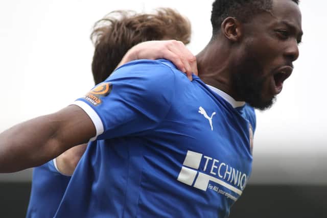 Akwasi Asante opened the scoring for Chesterfield as they beat Yeovil Town 3-0.