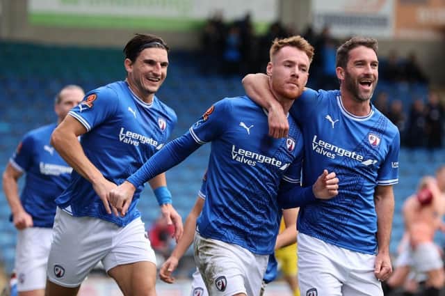 Chesterfield beat Barnet 2-0 on Tuesday night.