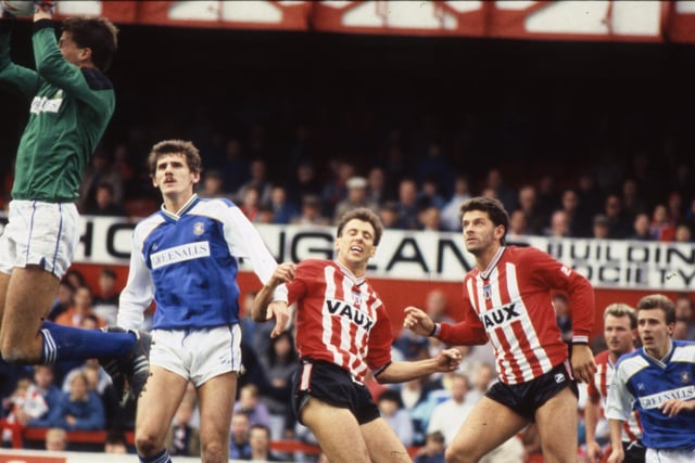 Sunderland take on Wallsall at Roker Park in 1988.