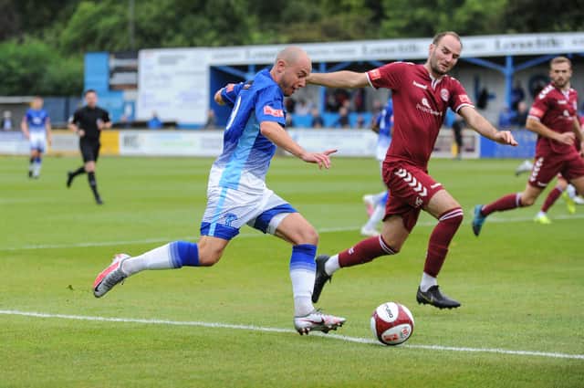 Ross Hannah saw a late 35-yard effort go close to winning the points for Matlock Town.