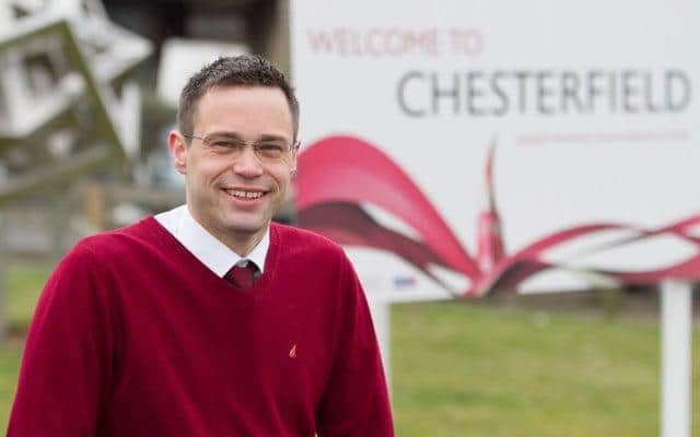 Dom Stevens, manager of Destination Chesterfield.