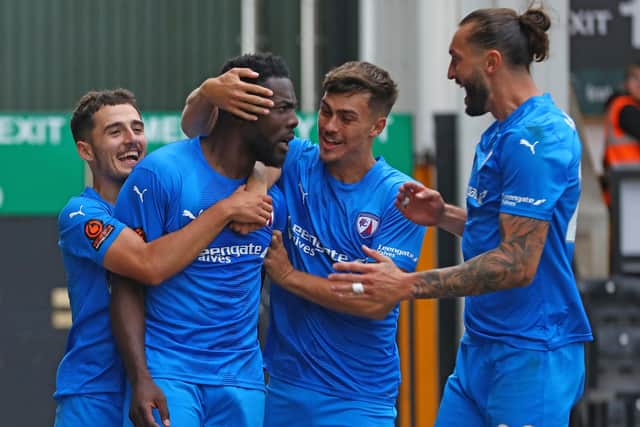 Akwasi Asante could return for Chesterfield this weekend.