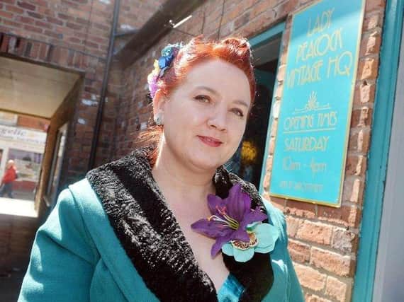 Lydia Watters, who runs Lady Peacock Vintage HQ in Clay Cross, has teamed up with Chesterfield's Olympia House Antiques to stage the fashion show.