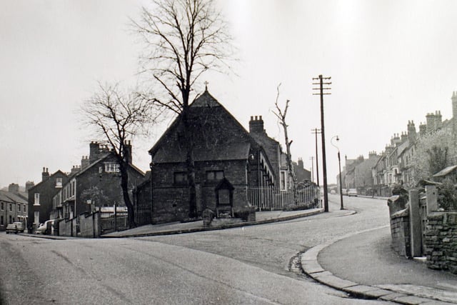 The Junction of Valley Road and Hartington Road, Spital, in 1952.