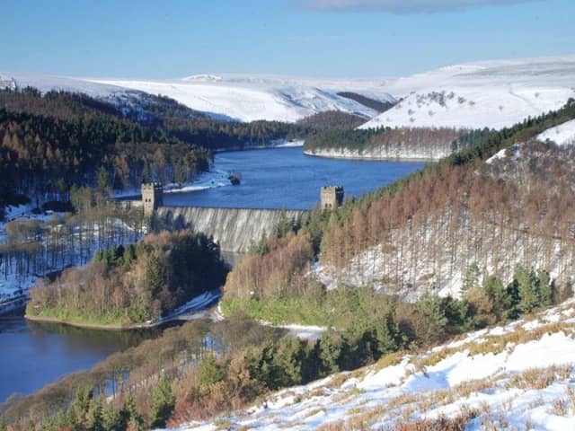 Howden dam, ancient woodland and wild moorland could be 'drowned'. Pic by Severn Trent Water.