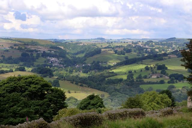 Curbar Edge is Bernie Clifton's favourite view in Derbyshire.