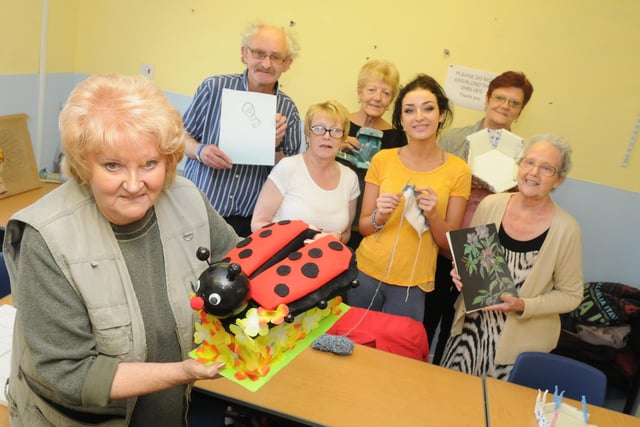 Ann Elliot with her craft group at All Saints Community Centre 7 years ago. Were you a member?