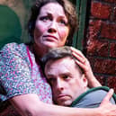 Niki Colwell Evans and Sean Jones in Blood Brothers.