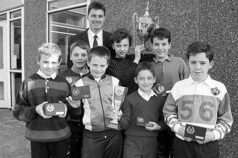 Annesley School cricketers, taken in 1990