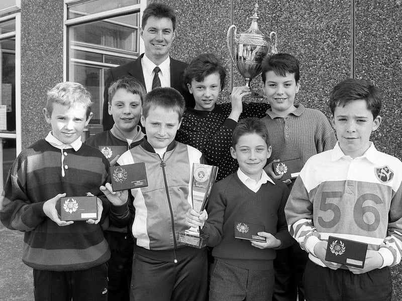 Annesley School cricketers, taken in 1990