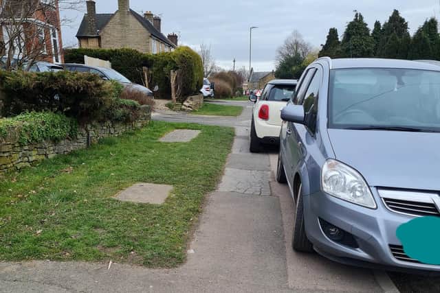 Parking outside Dunston Primary School, just one of the areas highlighted for parking problems by residents in Derbyshire